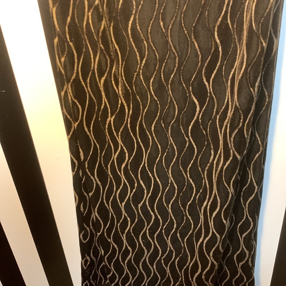 Vintage 1993 Scott McClintock Burnout Velvet Racerback Maxi Dress Size Medium 8 - Picture 15 of 17